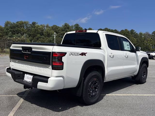 2026 Glacier White Nissan Frontier PRO-4X 4X4 Truck