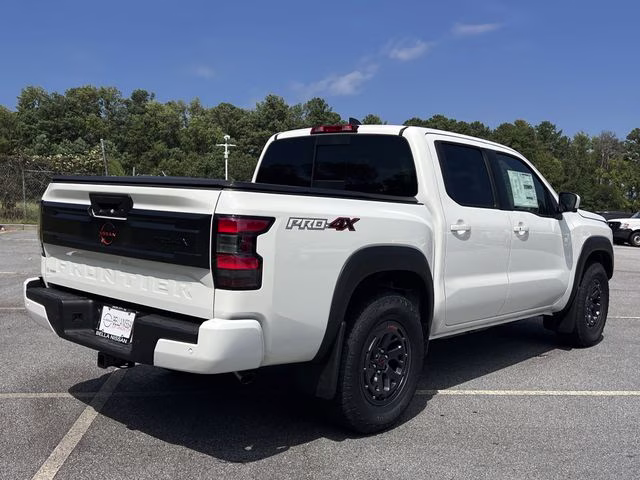 2026 Glacier White Nissan Frontier PRO-4X 4X4 Truck