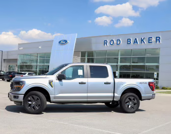 2025 Iconic Silver Ford F-150 STX 4X4 Truck