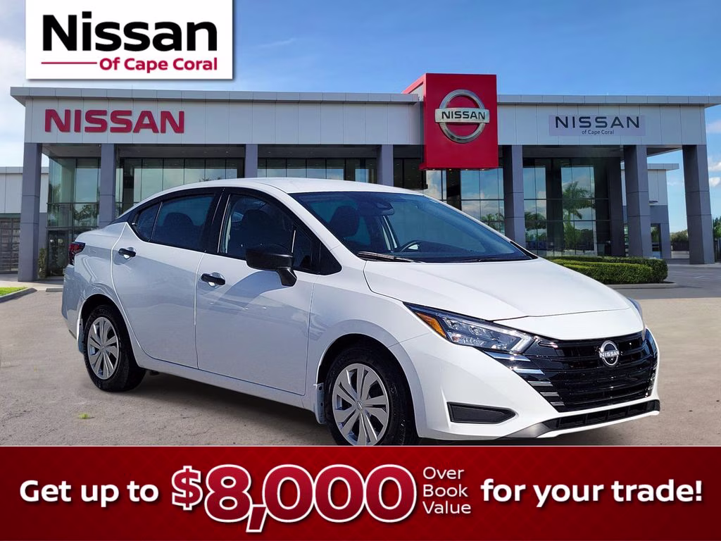 2025 Fresh Powder Nissan Versa 1.6 S FWD Sedan