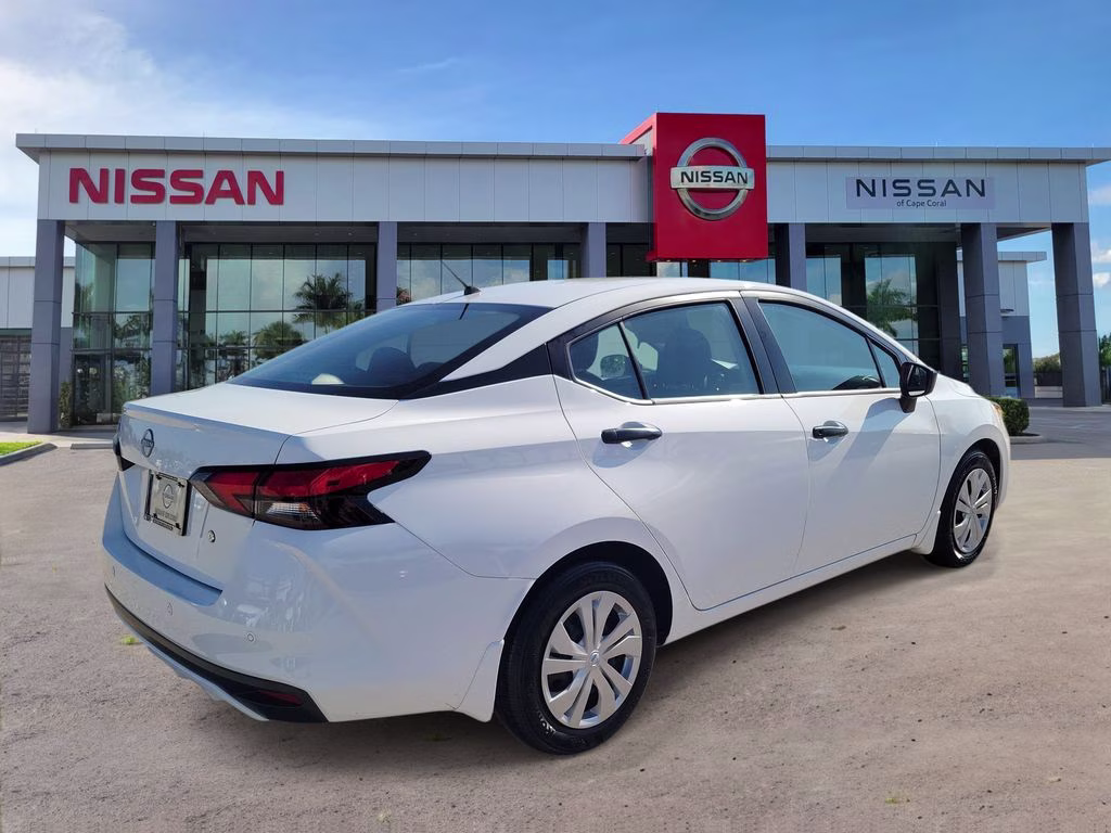 2025 Fresh Powder Nissan Versa 1.6 S FWD Sedan