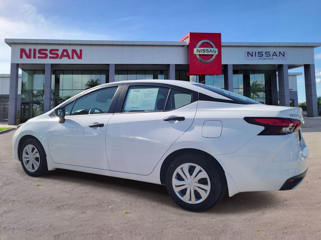 2025 Fresh Powder Nissan Versa 1.6 S FWD Sedan