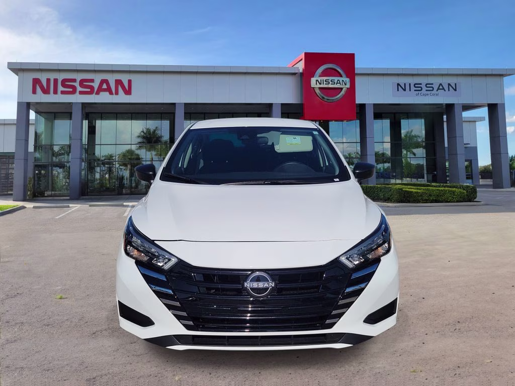 2025 Fresh Powder Nissan Versa 1.6 S FWD Sedan
