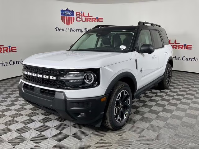 2025 Oxford White Ford Bronco Sport Outer Banks 4X4 SUV