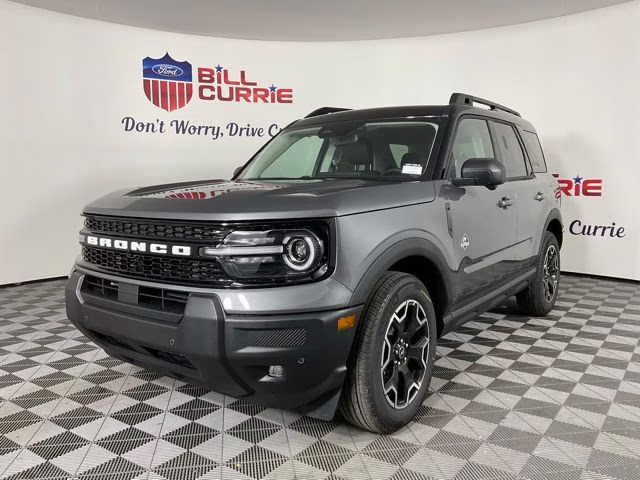 2025 Gray Metallic Ford Bronco Sport Outer Banks 4X4 SUV