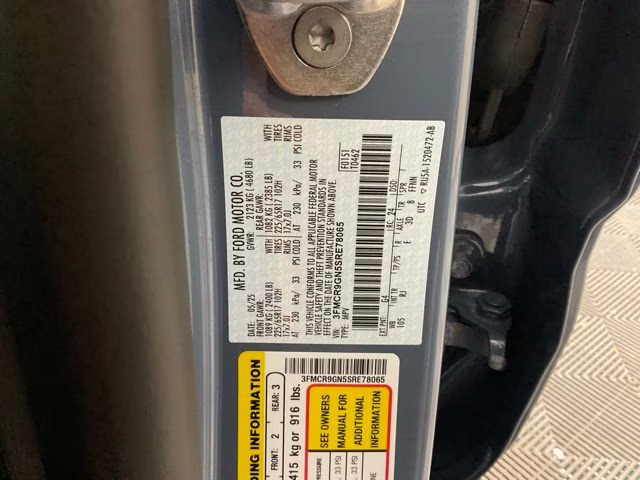 2025 Azure Gray Metallic Ford Bronco Sport Heritage 4X4 SUV