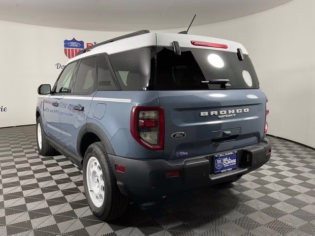 2025 Azure Gray Metallic Ford Bronco Sport Heritage 4X4 SUV
