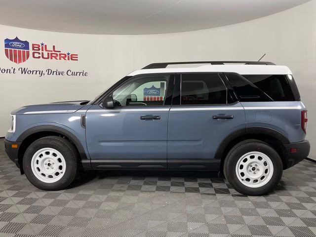 2025 Azure Gray Metallic Ford Bronco Sport Heritage 4X4 SUV