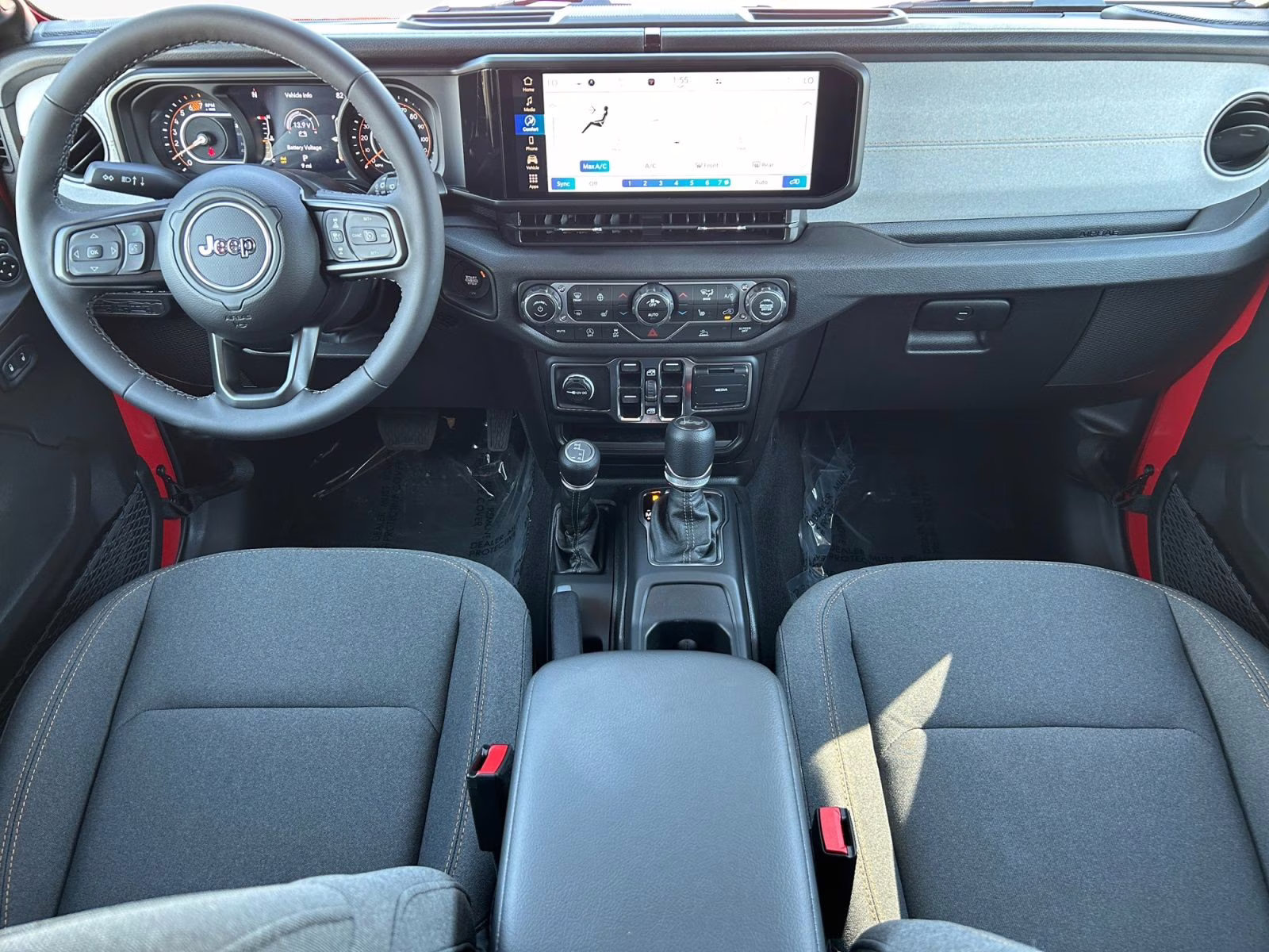 2025 Firecracker Red Clearcoat Jeep Wrangler Sport S 4X4 SUV