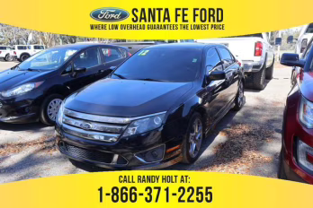 2012 Black Ford Fusion SPORT FWD Sedan
