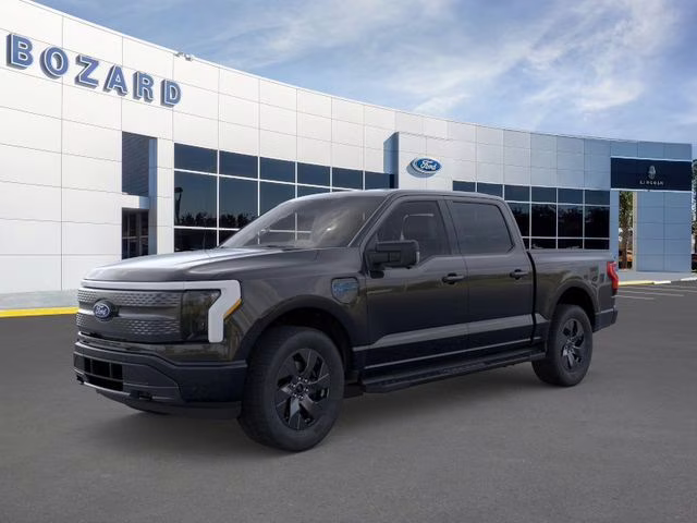 2025 Agate Black Metallic Ford F-150 Lightning Flash AWD Truck