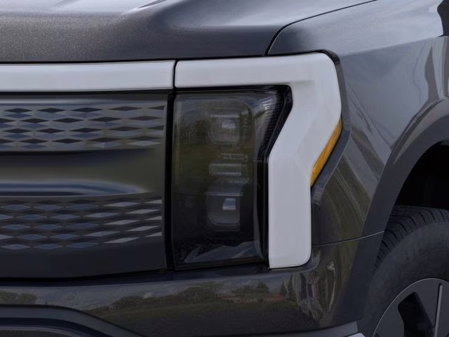 2025 Agate Black Metallic Ford F-150 Lightning Flash AWD Truck
