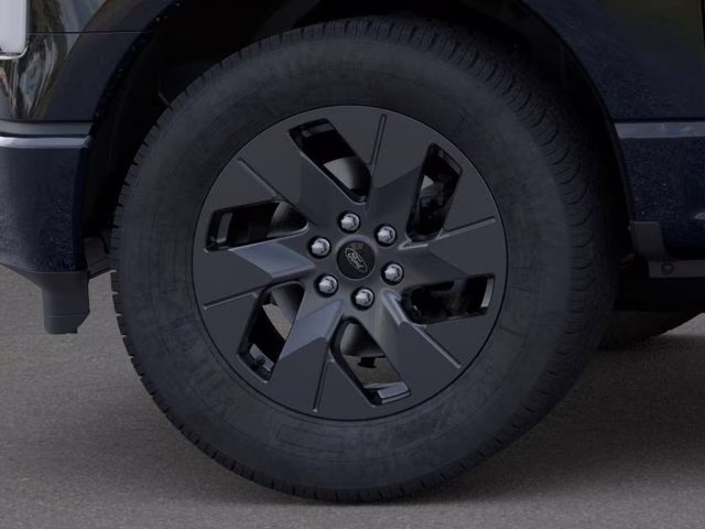 2025 Agate Black Metallic Ford F-150 Lightning Flash AWD Truck