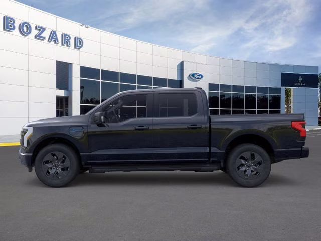 2025 Agate Black Metallic Ford F-150 Lightning Flash AWD Truck