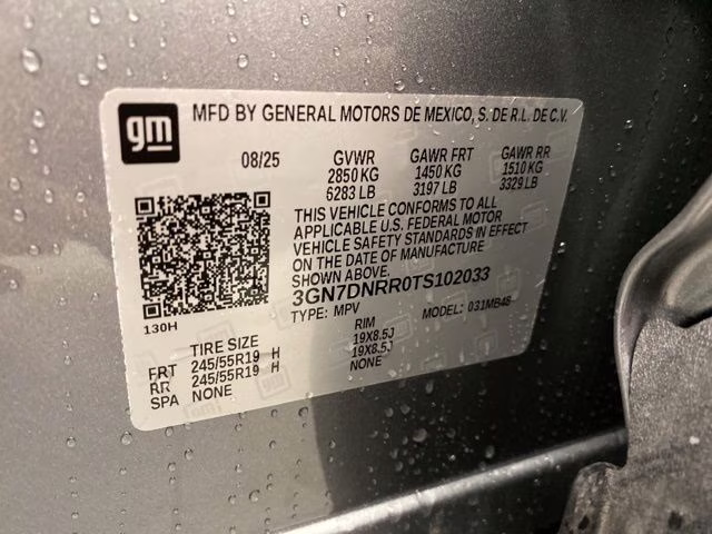 2026 Sterling Gray Metallic Chevrolet Equinox EV LT FWD SUV