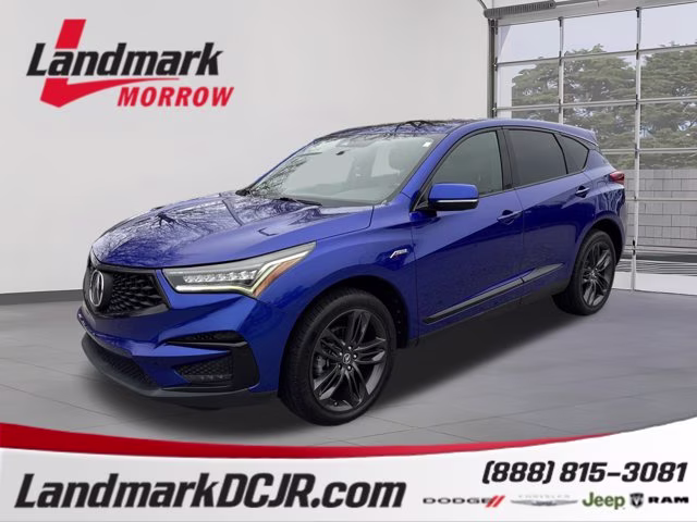 2021 Apex Blue Pearl Acura RDX w/A-Spec Package AWD SUV