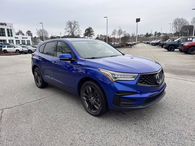 2021 Apex Blue Pearl Acura RDX w/A-Spec Package AWD SUV