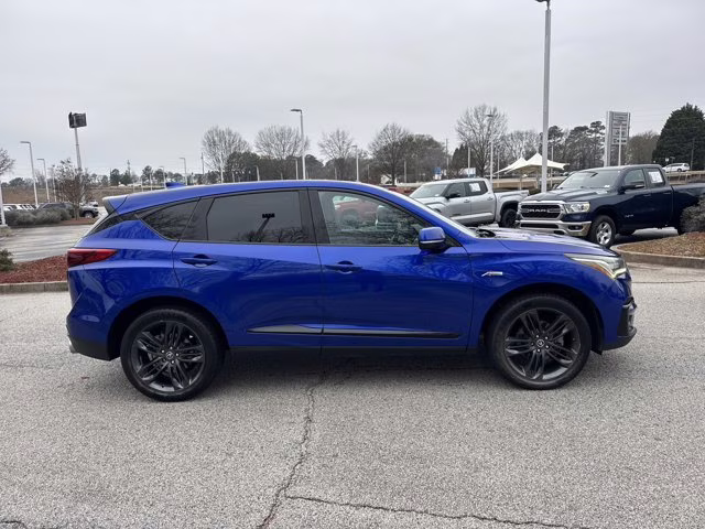 2021 Apex Blue Pearl Acura RDX w/A-Spec Package AWD SUV