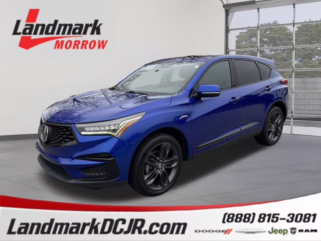 2021 Apex Blue Pearl Acura RDX w/A-Spec Package AWD SUV