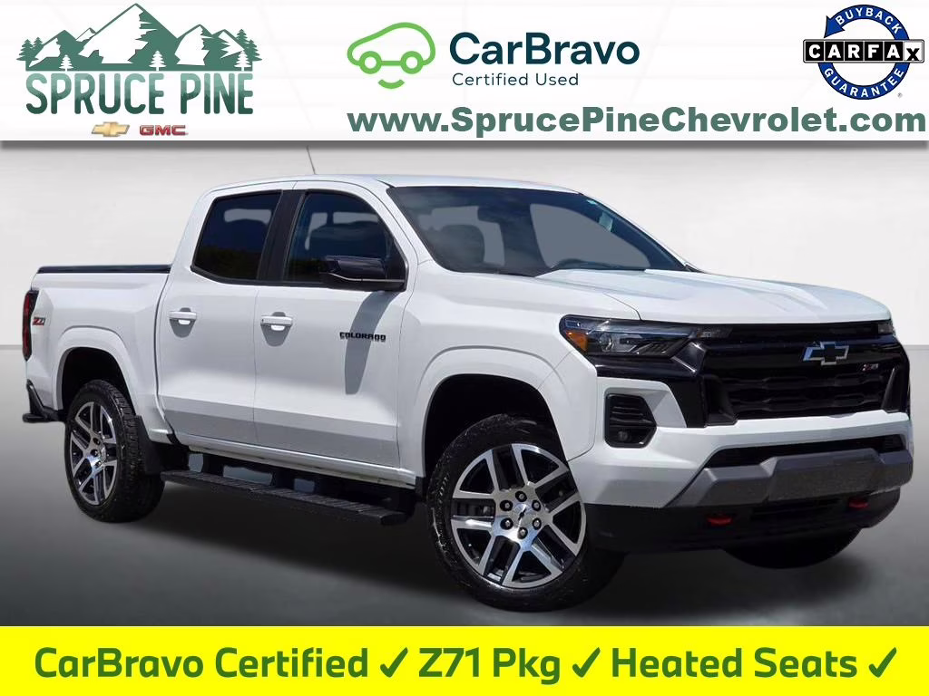 2023 Summit White Chevrolet Colorado Z71 4X4 Truck