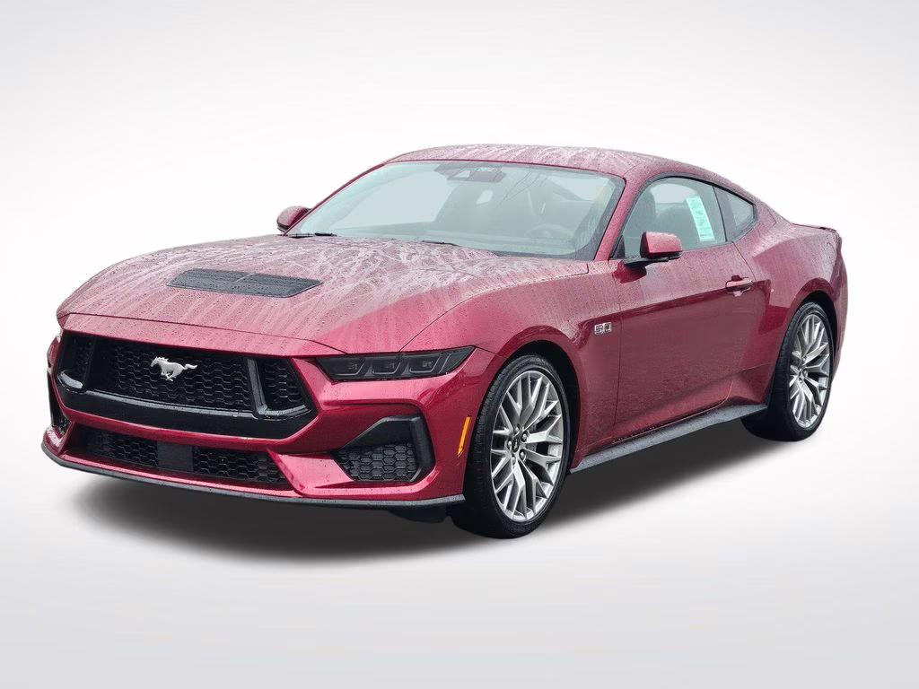 2025 Molten Magenta Metallic Tri-Coat Ford Mustang GT Premium RWD Coupe