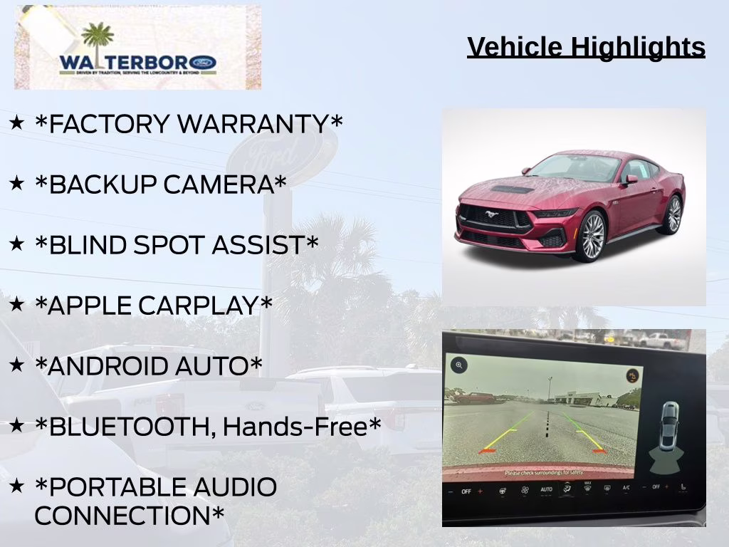 2025 Molten Magenta Metallic Tri-Coat Ford Mustang GT Premium RWD Coupe