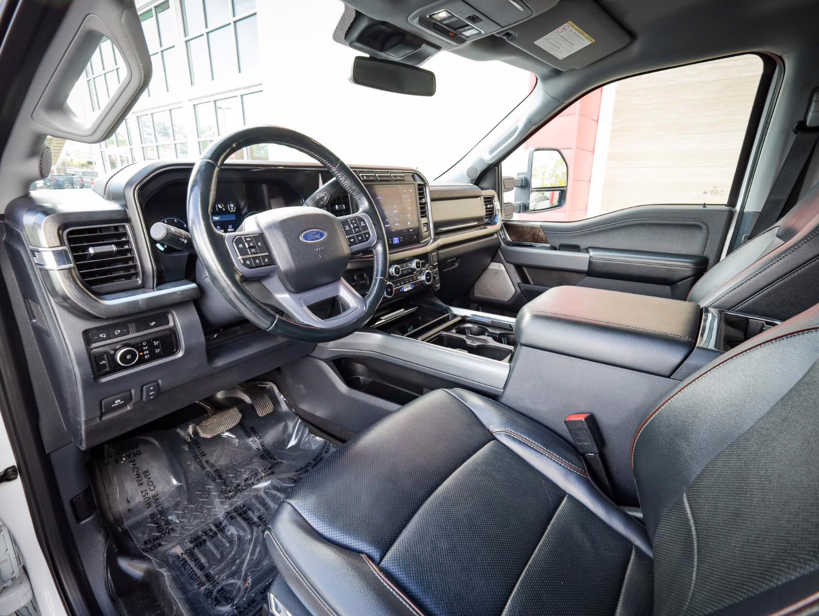 2023 Agate Black Metallic Ford Super Duty F-350 SRW LARIAT 4X4 Truck