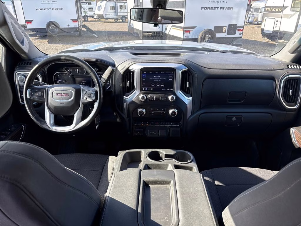 2021 Silver GMC Sierra 1500 SLE 4X4 Truck