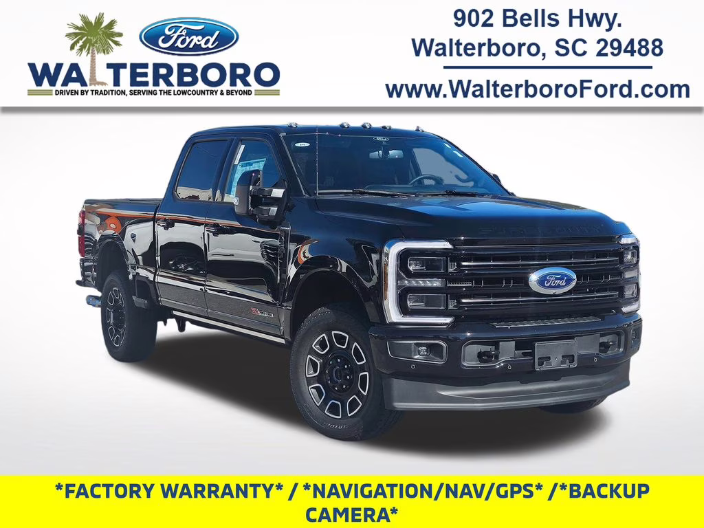 2026 Agate Black Metallic Ford Super Duty F-350 SRW Platinum 4X4 Truck
