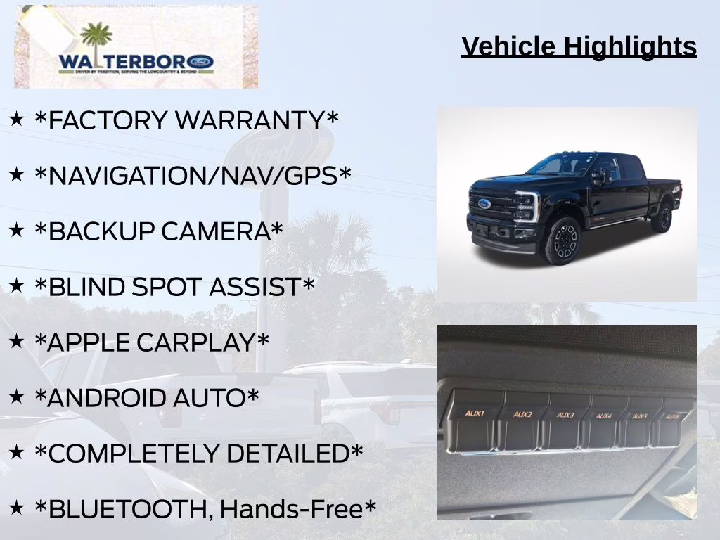 2026 Agate Black Metallic Ford Super Duty F-350 SRW Platinum 4X4 Truck