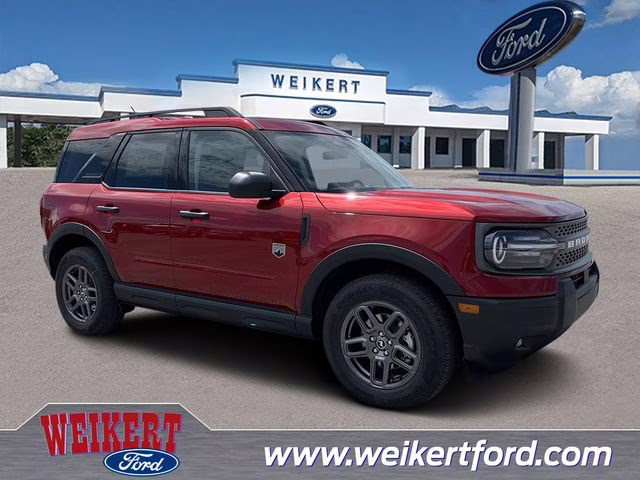 2025 Ruby Red Metallic Tinted Clearcoat Ford Bronco Sport Big Bend 4X4 SUV
