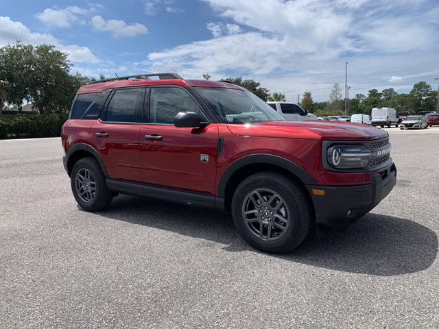 2025 Ruby Red Metallic Tinted Clearcoat Ford Bronco Sport Big Bend 4X4 SUV