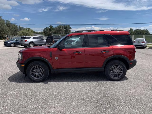 2025 Ruby Red Metallic Tinted Clearcoat Ford Bronco Sport Big Bend 4X4 SUV