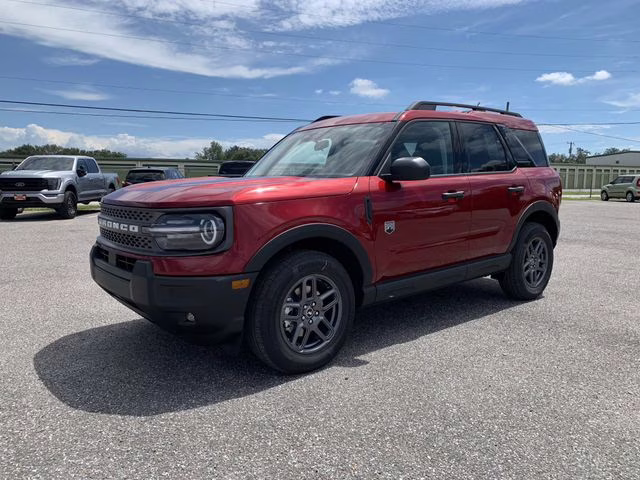 2025 Ruby Red Metallic Tinted Clearcoat Ford Bronco Sport Big Bend 4X4 SUV