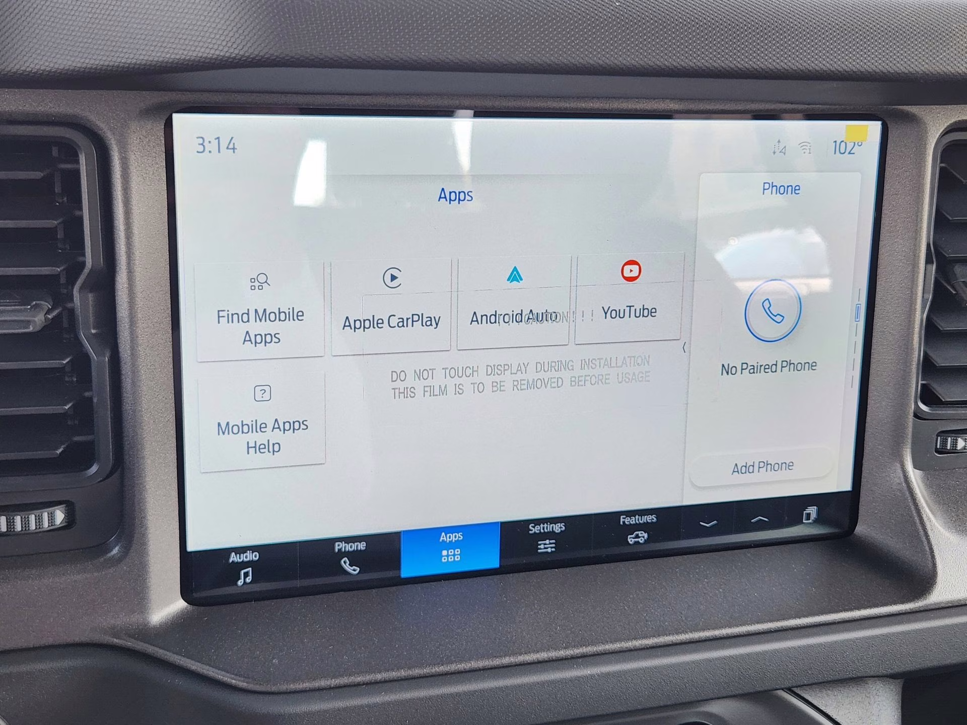 2025 Shadow Black Ford Bronco Base 4X4 SUV