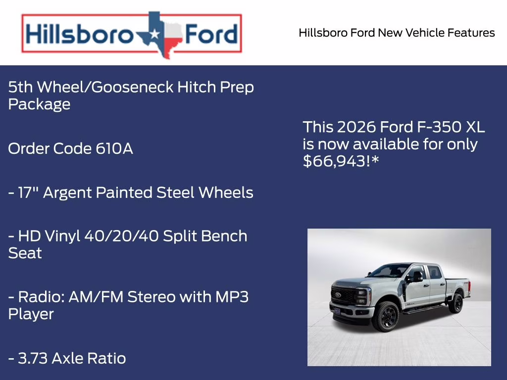 2026 Avalanche Ford Super Duty F-350 SRW XL 4X4 Truck