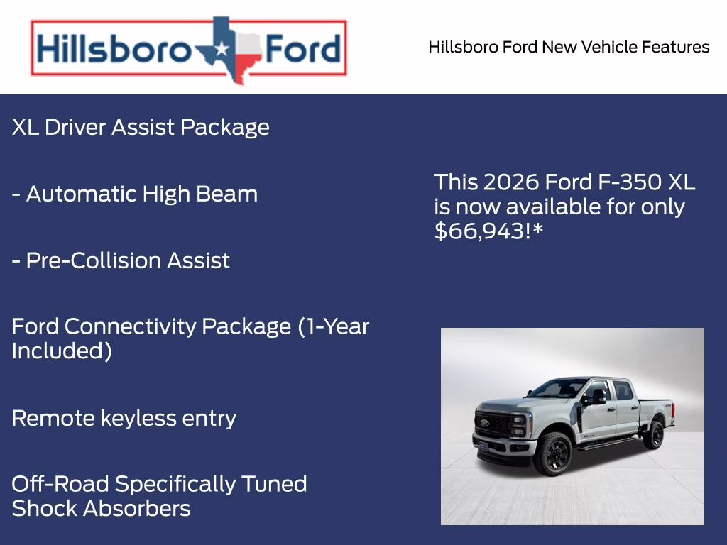 2026 Avalanche Ford Super Duty F-350 SRW XL 4X4 Truck