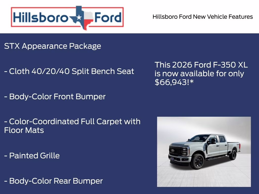 2026 Avalanche Ford Super Duty F-350 SRW XL 4X4 Truck