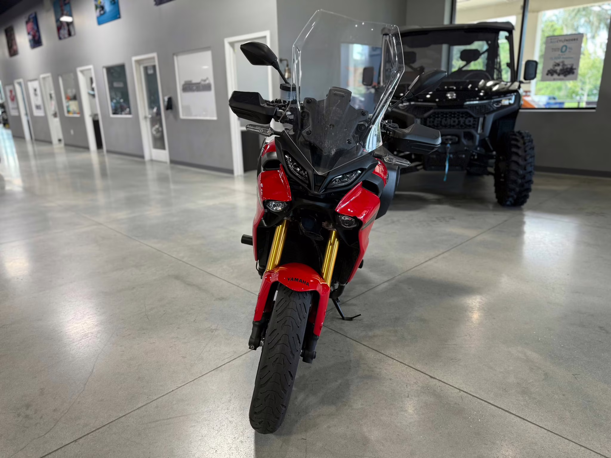 2022 Red Yamaha Tracer 9 GT Motorcycle