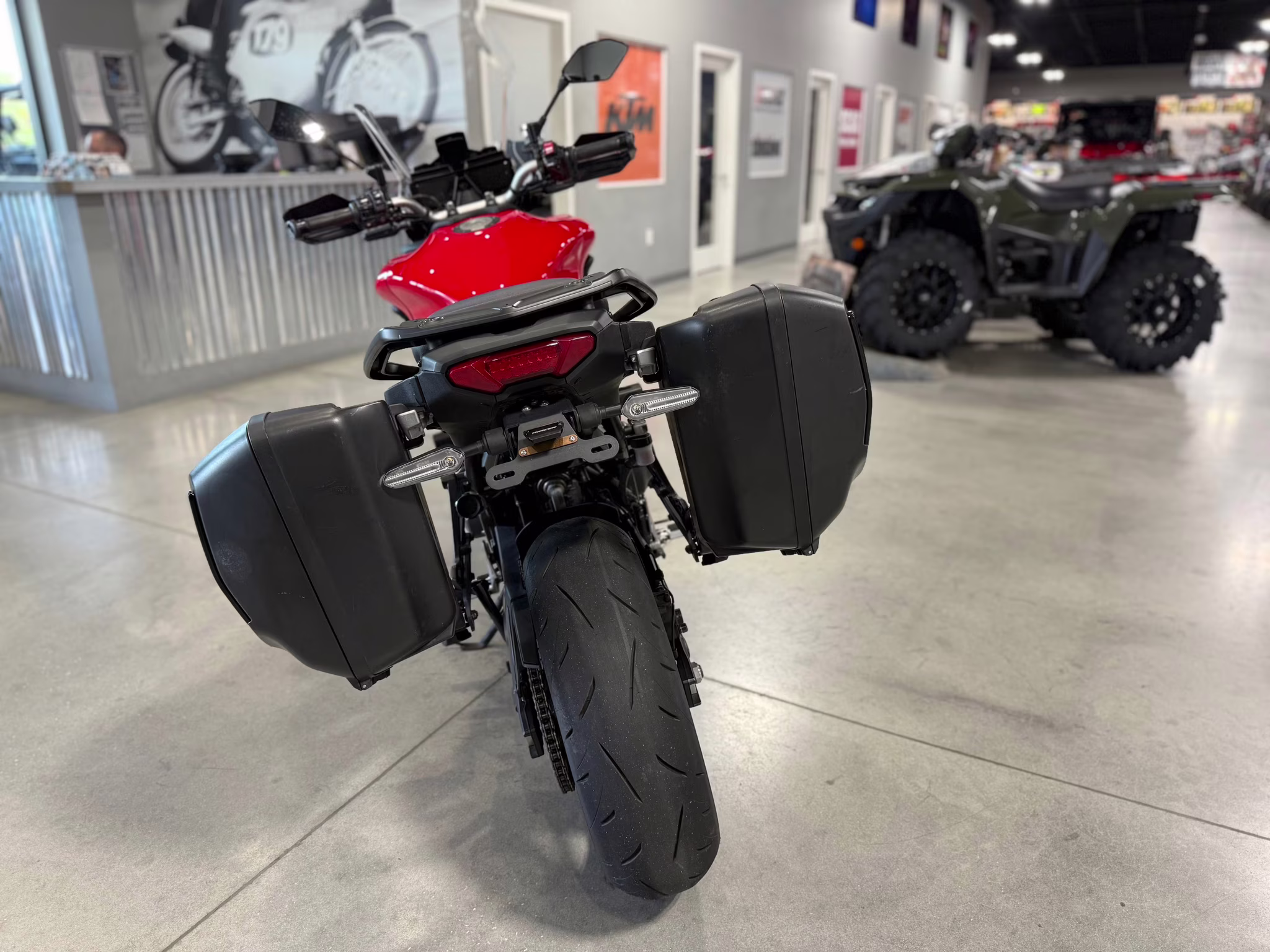2022 Red Yamaha Tracer 9 GT Motorcycle