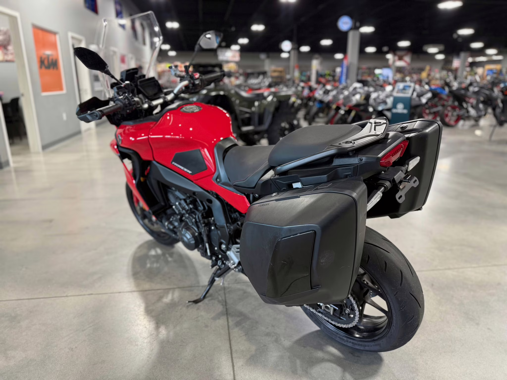 2022 Red Yamaha Tracer 9 GT Motorcycle