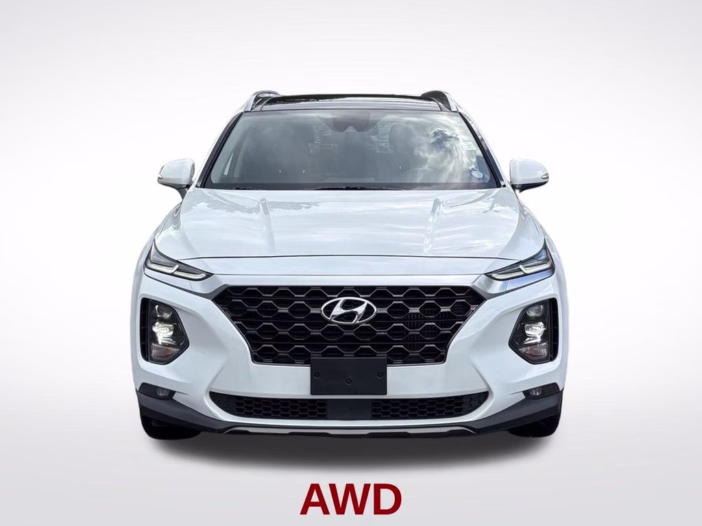 2020 Quartz White Hyundai Santa Fe SEL AWD SUV