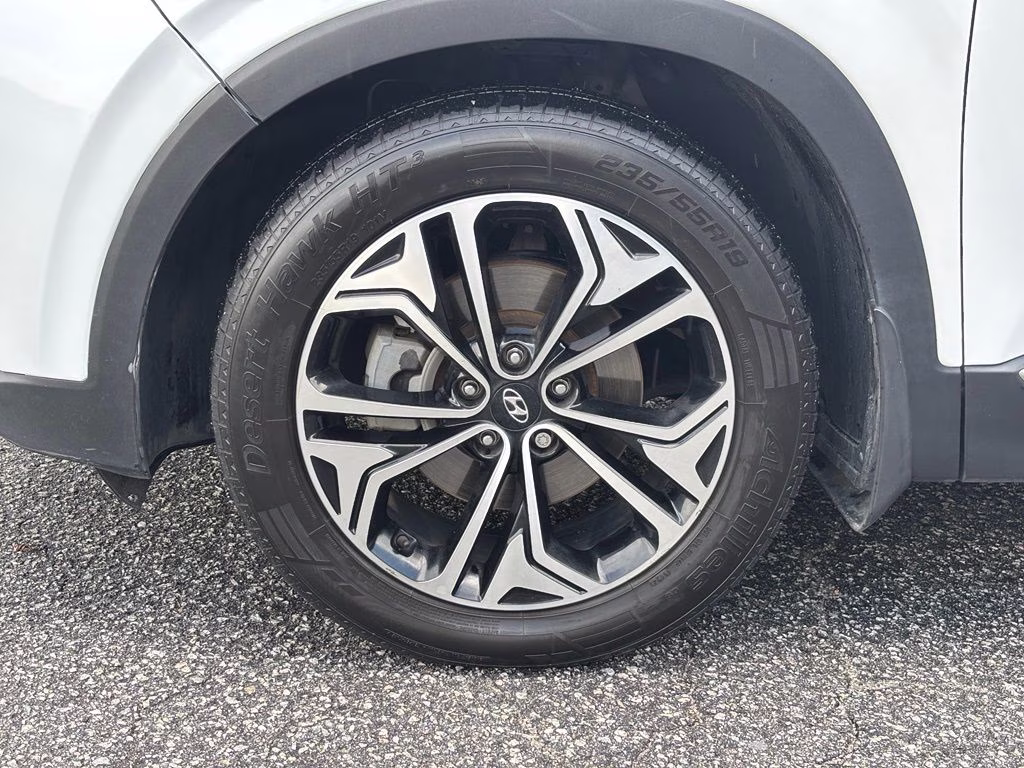 2020 Quartz White Hyundai Santa Fe SEL AWD SUV