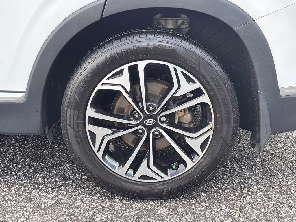 2020 Quartz White Hyundai Santa Fe SEL AWD SUV