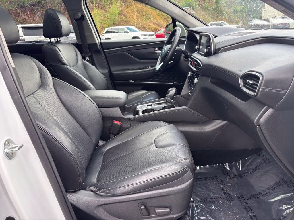 2020 Quartz White Hyundai Santa Fe SEL AWD SUV