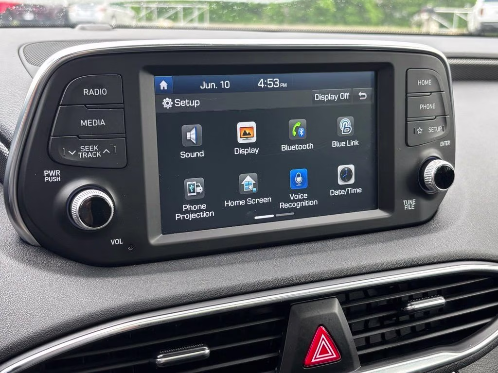 2020 Quartz White Hyundai Santa Fe SEL AWD SUV