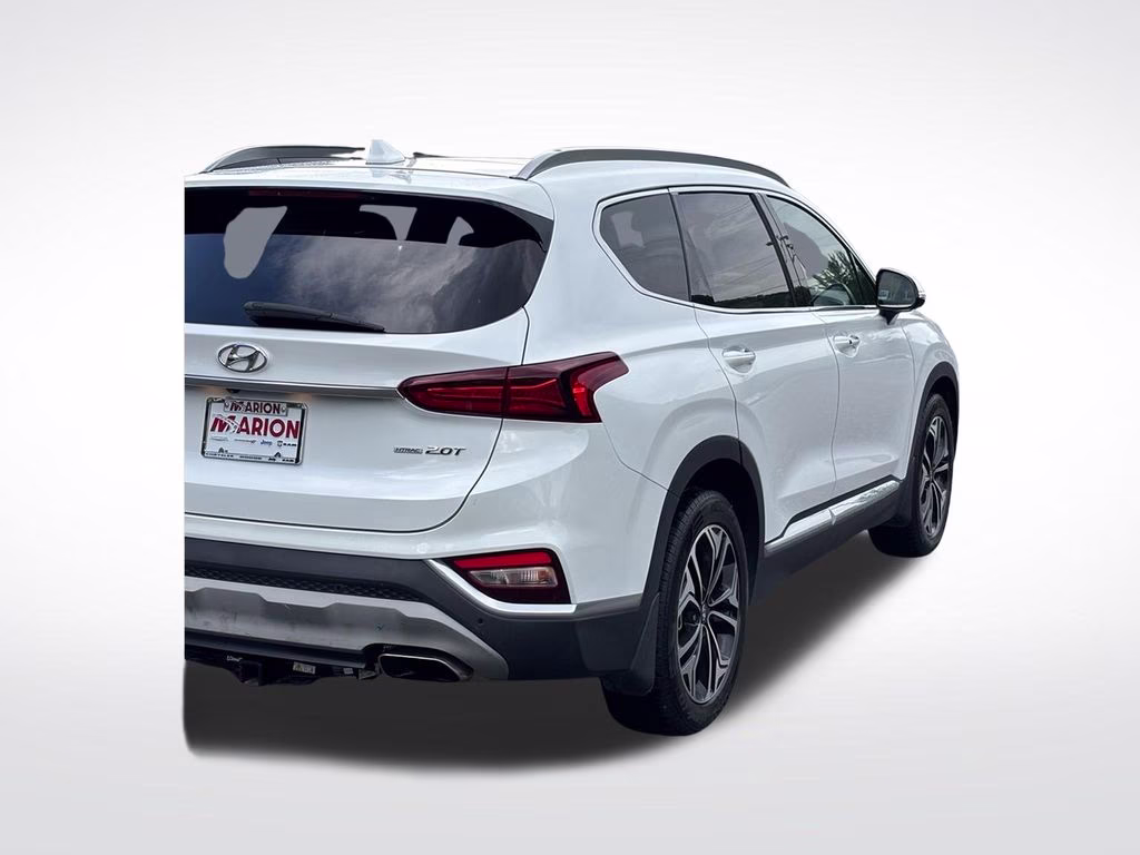 2020 Quartz White Hyundai Santa Fe SEL AWD SUV