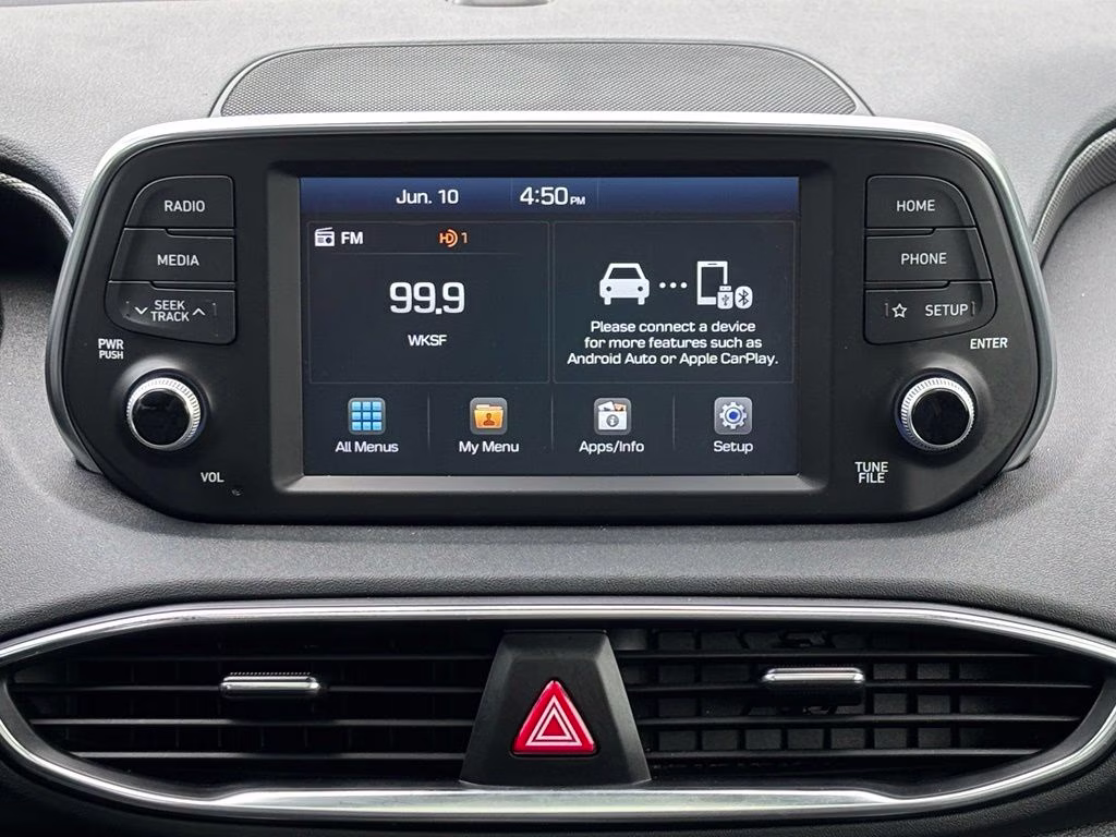 2020 Quartz White Hyundai Santa Fe SEL AWD SUV