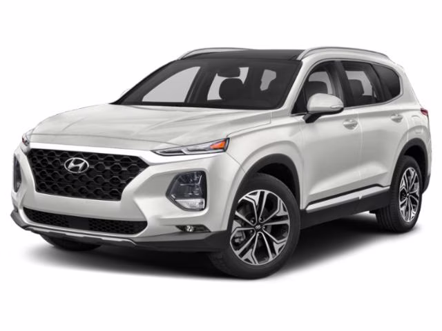 2020 Quartz White Hyundai Santa Fe SEL AWD SUV