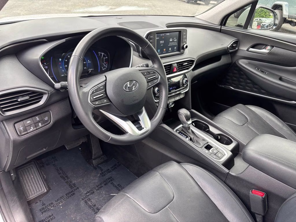 2020 Quartz White Hyundai Santa Fe SEL AWD SUV